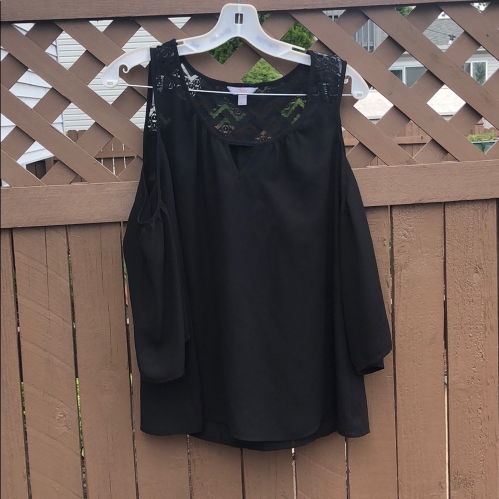 Candies Cold Shoulder Blouse